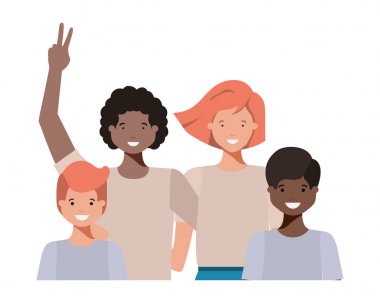 aile sallayarak avatar karakter