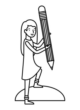 kalem avatar karakter ile kadın