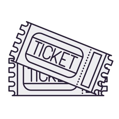 erişim bileti yalıtılmış simge