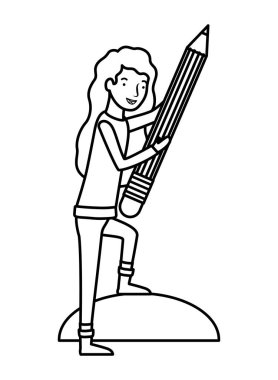 kalem avatar karakter ile kadın