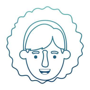 güzel ve genç kadın baş