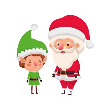 Elf hareket avatar karakter ile Santa Claus