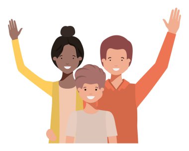 aile sallayarak avatar karakter