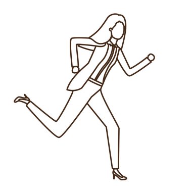 iş kadın avatar karakter