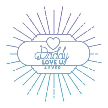 kalp ile babalar gün çerçeve sunburts