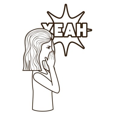 Kadın evet diyor Avatar karakteri