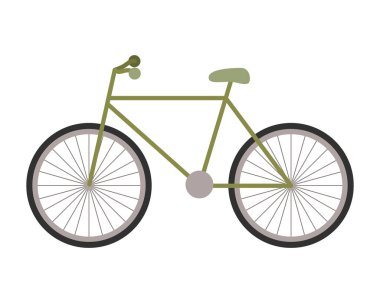 Bisiklet araç izole simgesi