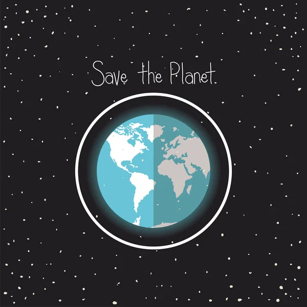 World planet earth day celebration — ストックベクタ