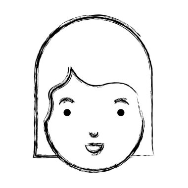 güzel ve genç kadın baş