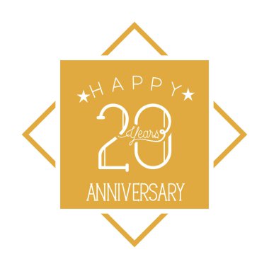 numara 20 Yıldönümü Kutlama kartı simgesi