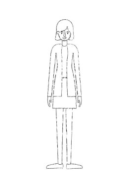 güzel ve genç kadın karakter