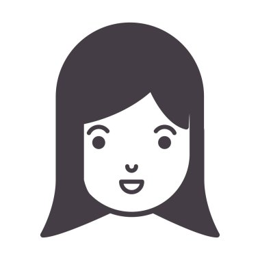 güzel ve genç kadın baş