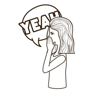 Kadın evet diyor Avatar karakteri