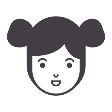 güzel ve genç kadın baş