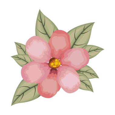 güzel çiçek ve Leafs Bahçe