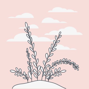 yosun deniz bitkiler sahne