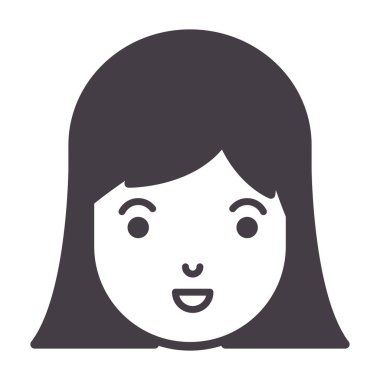 güzel ve genç kadın baş