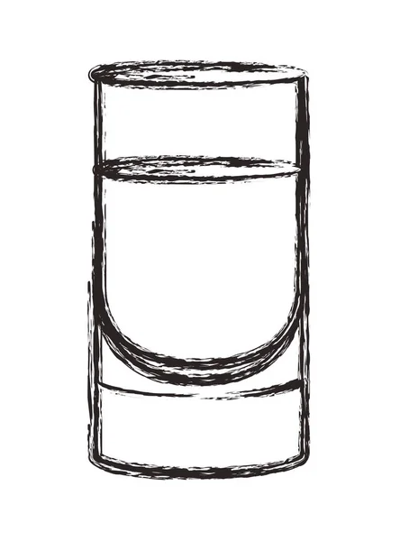 ガラス飲料アイコン — ストックベクタ