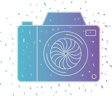 kamera fotoğraf izole simgesi