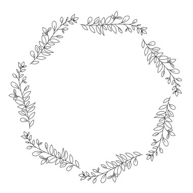 taç yapraklar dairesel çerçeve