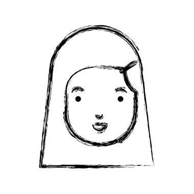 güzel ve genç kadın baş