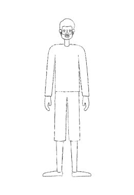 Sakallı genç adam Avatar karakteri