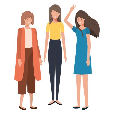 Genç kadın avatar karakter