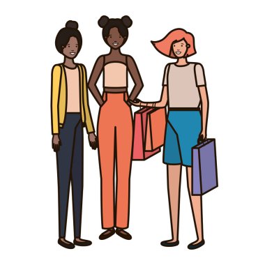 Genç kadın avatar karakter