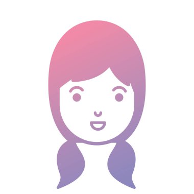 güzel ve genç kadın baş