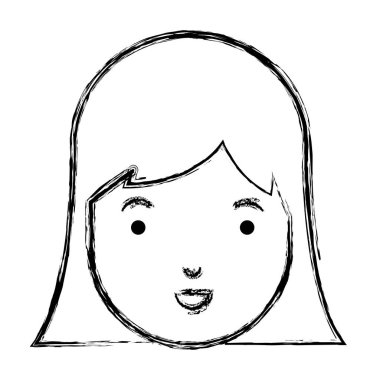 güzel ve genç kadın baş