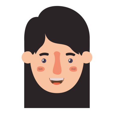 güzel ve genç kadın baş