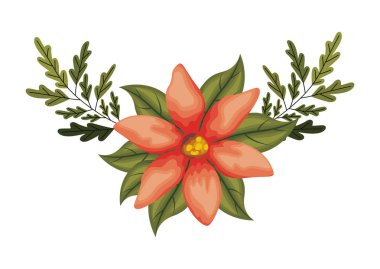 güzel çiçek ve Leafs Bahçe