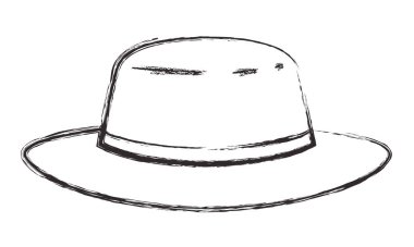 erkeksi zarif şapka simgesi