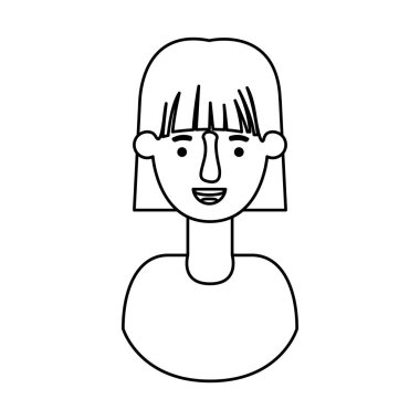 güzel ve genç kadın karakter