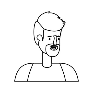 Sakallı genç adam Avatar karakteri