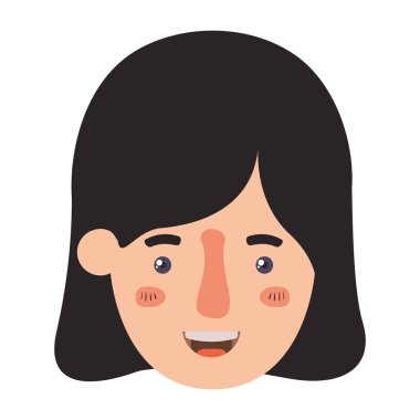 güzel ve genç kadın baş