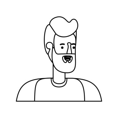 Sakallı genç adam Avatar karakteri