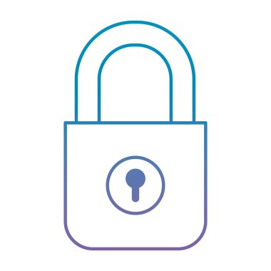 güvenli güvenli asma kilit simgesi