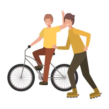 Erkek spor avatar karakter pratik