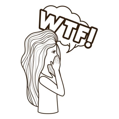 Kadın ne tür bir karakter olduğunu söylüyor.