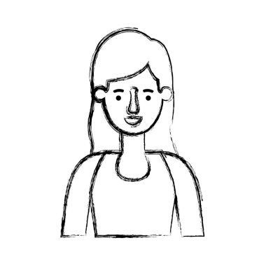 güzel ve genç kadın karakter