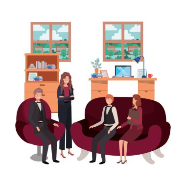 iş ofisinde insan iş grubu