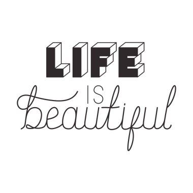 El yapımı yazı tipi ile pozitif mesaj