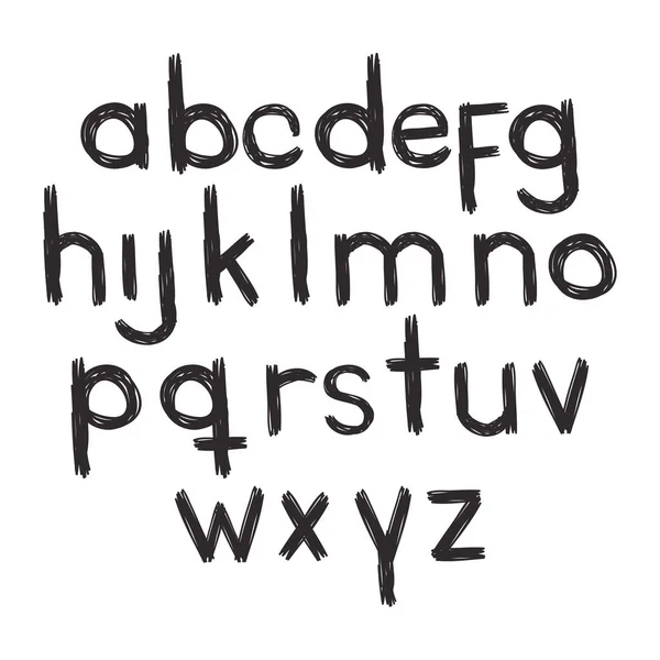 Значки шрифту типу абетки — стоковий вектор