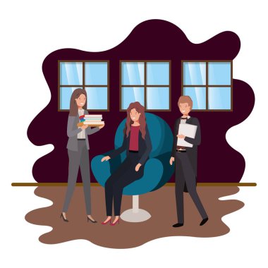 iş ofisinde insan iş grubu