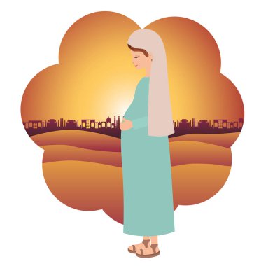 sevimli Meryem bakire hamilelik karakteri
