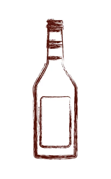 Icono de botella de bebida alcohólica — Archivo Imágenes Vectoriales