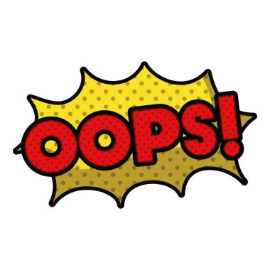 konuşma kabarcık izole kelime komik sembol