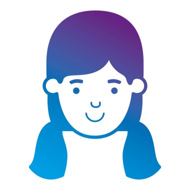 güzel ve genç kadın baş