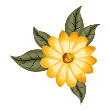 güzel çiçek ve Leafs Bahçe